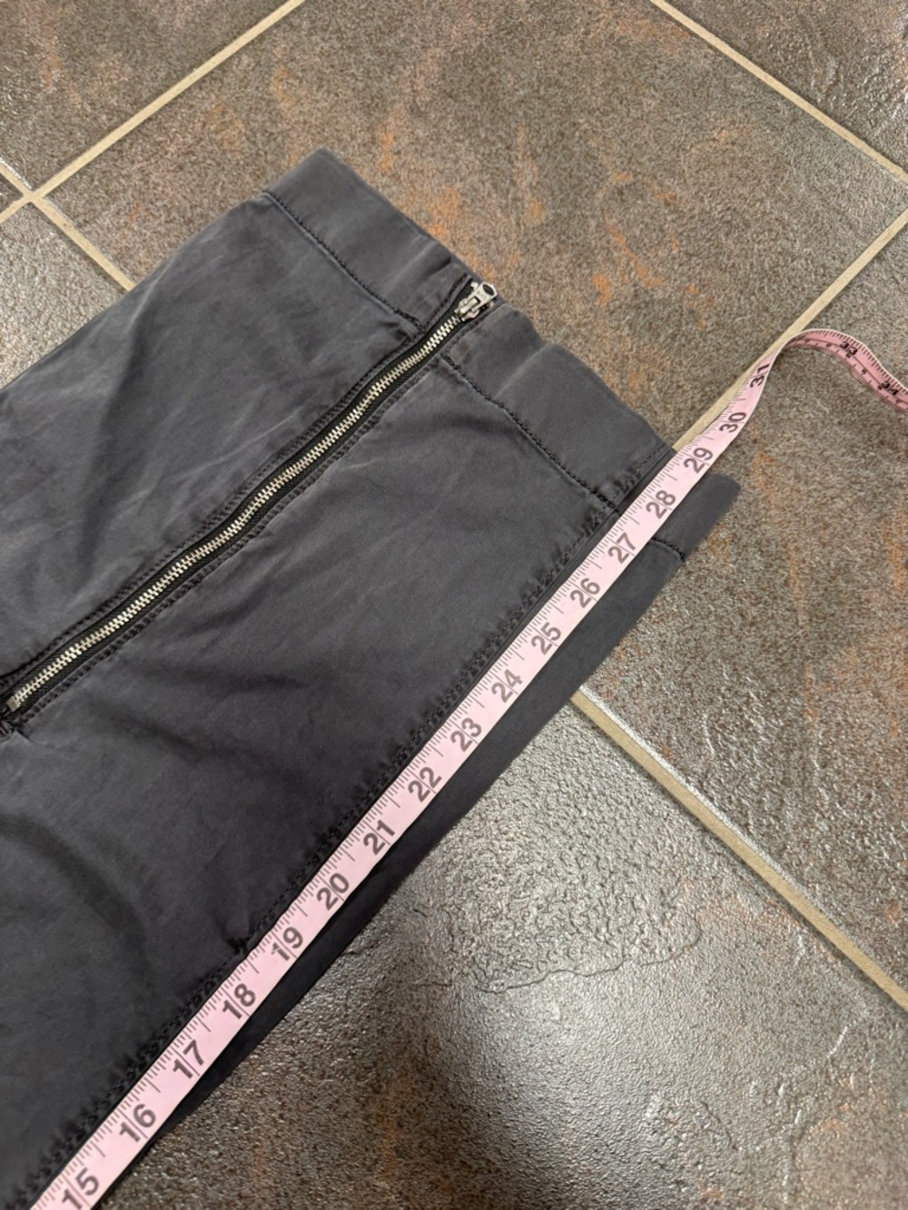 Abercrombie & Fitch Baggy Garment Dyed High Rise Cargo Pants Gray Medium NEW NWT - Picture 12 of 14